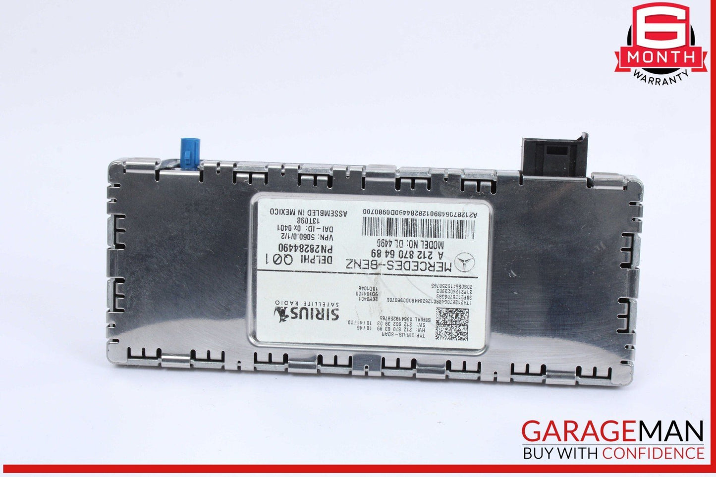 12-14 Mercedes X204 GLK250 C250 Sirius Satellite Radio Receiver 2128706489 OEM