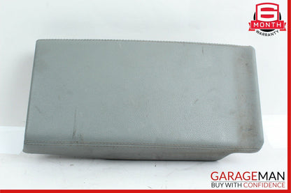 03-06 Mercedes R230 SL500 Center Console Rear Lid Cover Panel Leather Gray OEM
