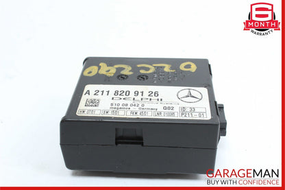 Mercedes C240 SLK280 S430 E320 CLK500 Anti Theft Alarm Module 2118209126