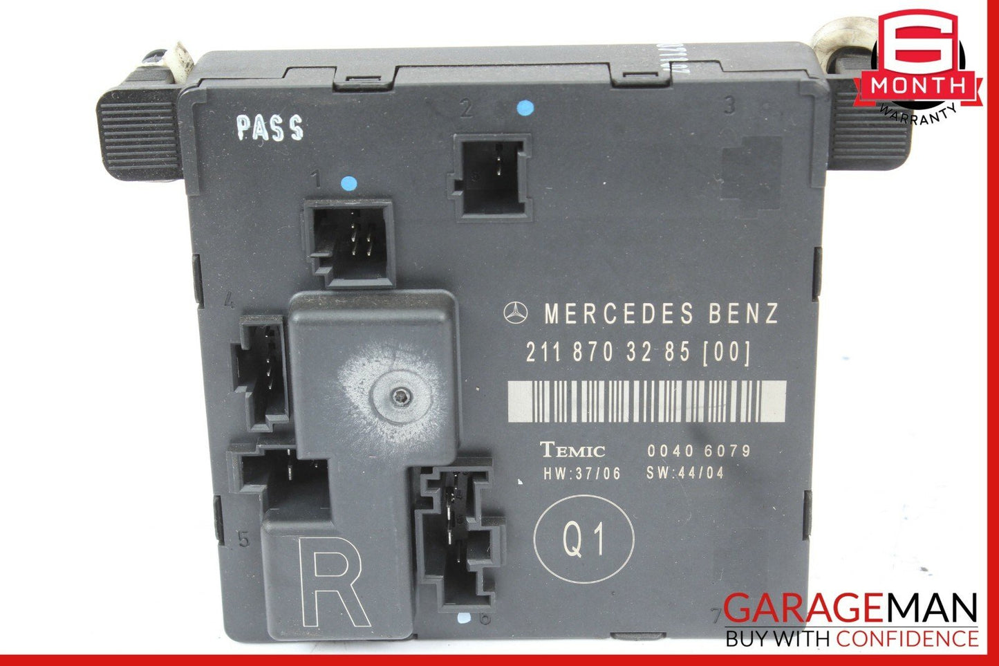 06-11 Mercedes W211 E350 CLS350 Rear Right Passenger Side Door Control Module