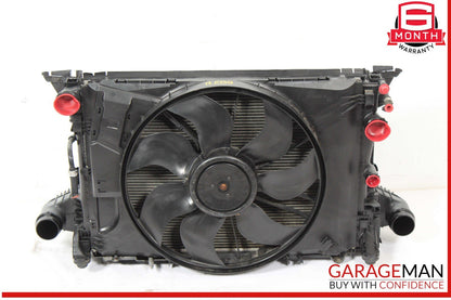 12-14 Mercedes W212 E550 C250 Engine Radiator Condenser Cooling Fan Motor Assy