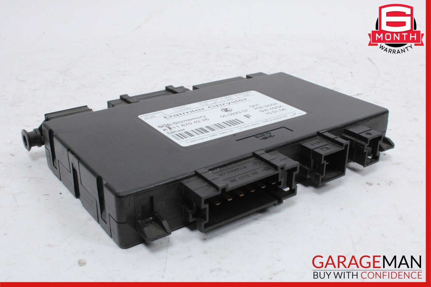 03-12 Mercedes R171 SLK280 SLK350 E350 Front Left Side Seat Control Module Unit