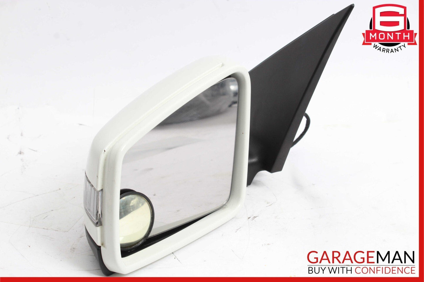 10-11 Mercedes W204 C300 C350 Front Left Driver Side Rear View Door Mirror White