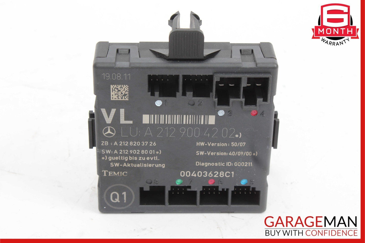 08-18 Mercedes C250 CLS400 GLK350 SLK350 Front Left Side Door Control Module