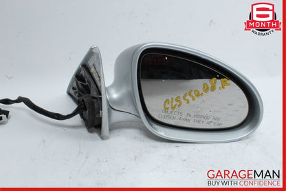 06-08 Mercedes W219 CLS550 Front Right Passenger Side Door Mirror Rear View OEM