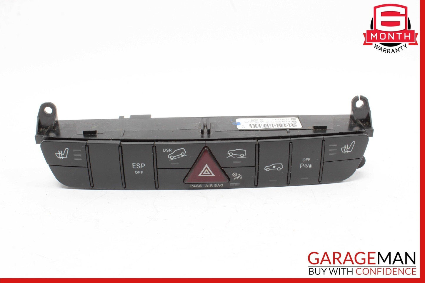 06-12 Mercedes X164 GL450 ML450 Hazard Control Switch Panel 1648709210 OEM