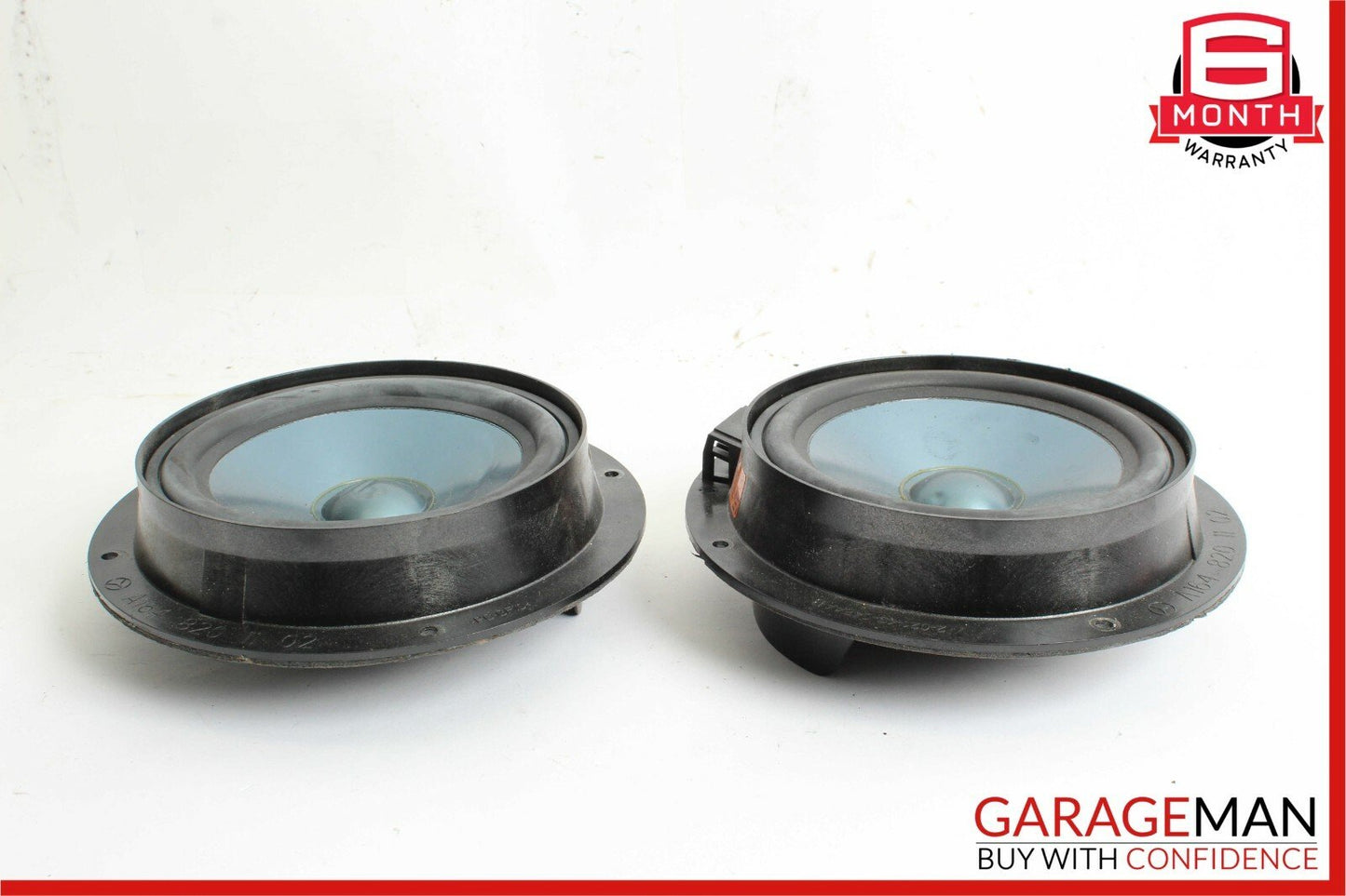 06-12 MercedesW251 R230 Rear Left & Right Door Sound Audio Speakers Set of 2