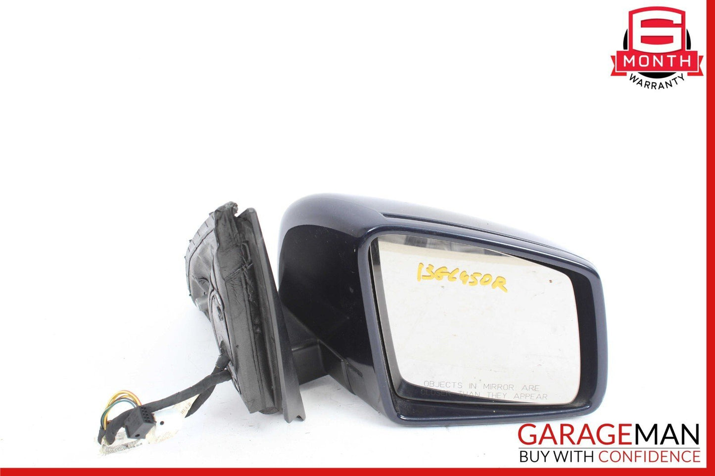 12-16 Mercedes X166 GL450 Front Right Side Mirror Glass Rear View w/ Blind Spot