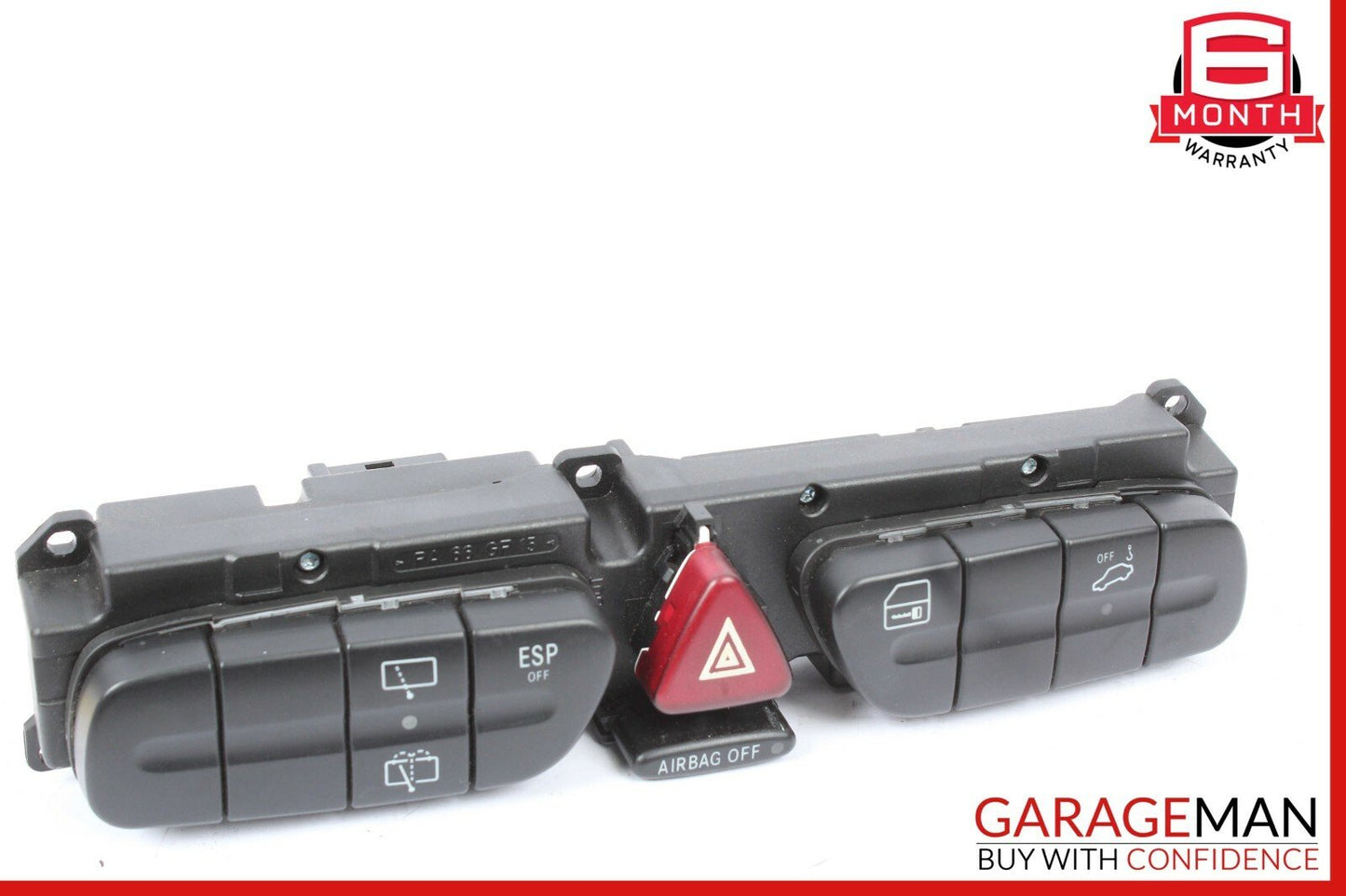 01-05 Mercedes W203 C240 C320 Center ESP Hazard Light Door Control Switch Panel
