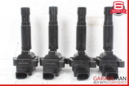 12-15 Mercedes W204 C250 Engine Ignition Coil Spark Plug 0001502580 Set of 4 OEM