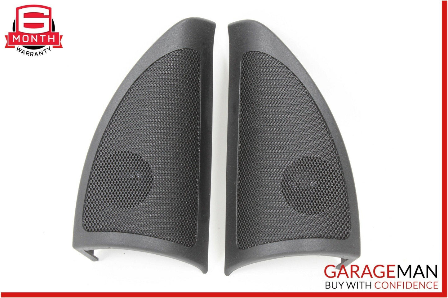 06-10 Mercedes W251 R350 Left & Right Side Door Corner Tweeter Speaker Black OEM
