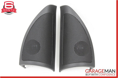06-10 Mercedes W251 R350 Left & Right Side Door Corner Tweeter Speaker Black OEM