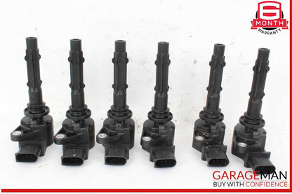 05-13 Mercedes W212 E350 Wagon GLK350 M272 Ignition Coil Spark Plug Set of 6 Pc OEM