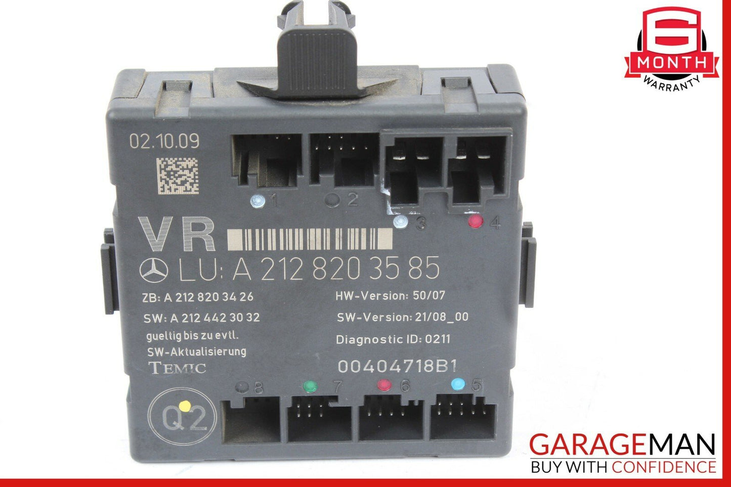 08-14 Mercedes W204 C300 Front Right Passenger Side Door Control Module Unit