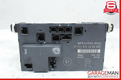 03-09 Mercedes W211 E350 E550 Front Right Passenger Door Controller Module Unit