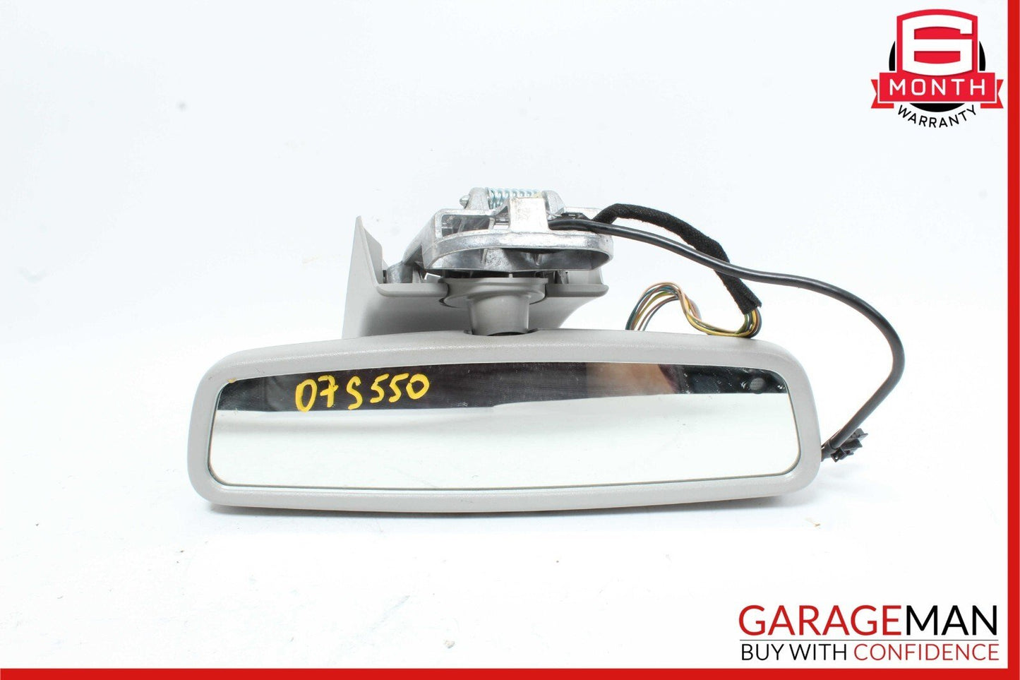 07-09 Mercedes W221 S550 S63 AMG Interior Front Top Upper Rear View Mirror Gray
