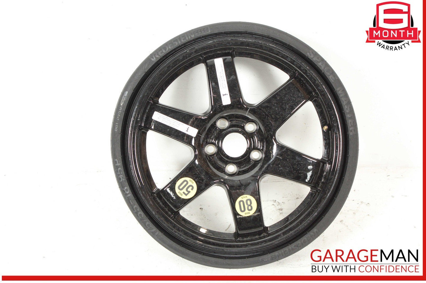 14-17 Maserati Ghibli Emergency Spare Tire Compact Wheel Donut Rim 6.00Bx18H2