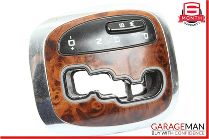 00-06 Mercedes W215 CL500 CL65 AMG Center Console Shift Shifter Bezel Trim Wood