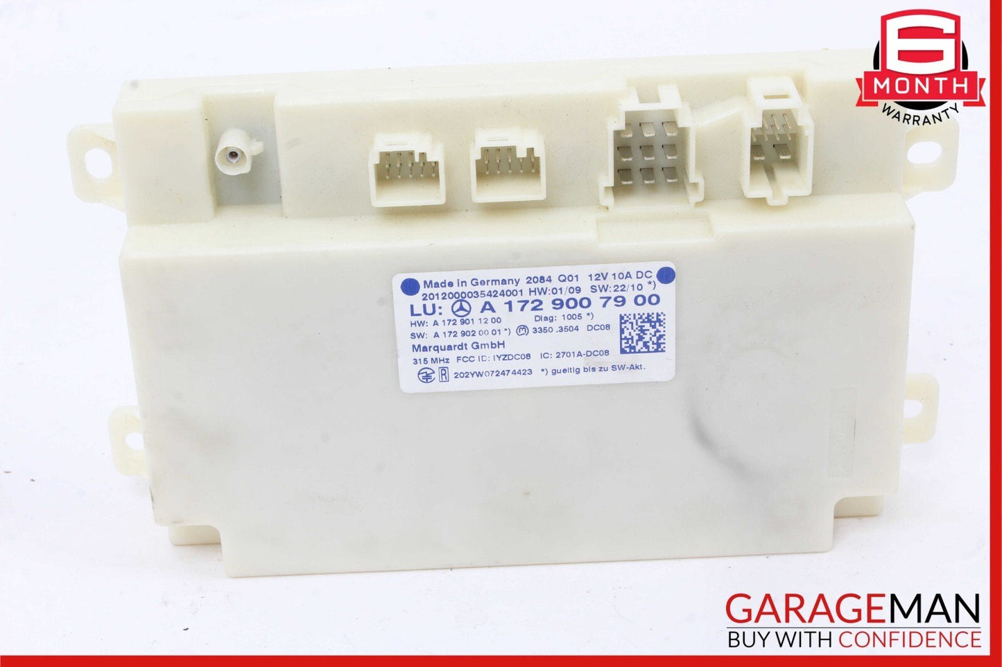 10-15 Mercedes E350 E550 C250 CLS550 Keyless Go Entry Control Module Unit