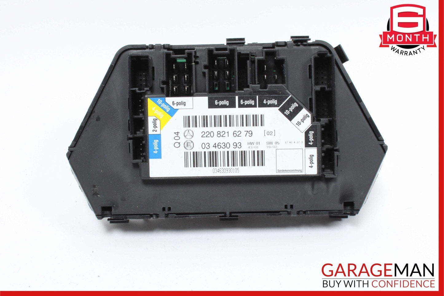00-06 Mercedes W220 S55 AMG S500 Rear Left Side Seat Door Control Module OEM