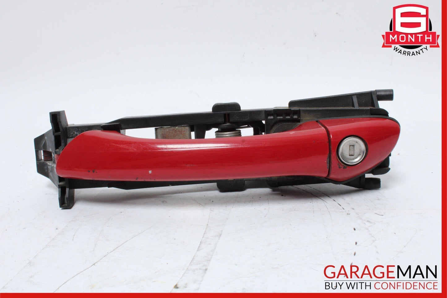 05-11 Mercedes R171 SLK350 Front Left Driver Side Exterior Door Handle Red OEM