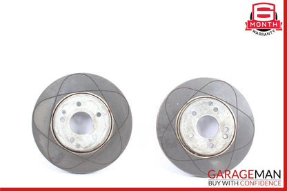 97-04 Mercedes R170 SLK320 Rear Brake Rotor Rotors Disc Set of 2 Pc Slotted