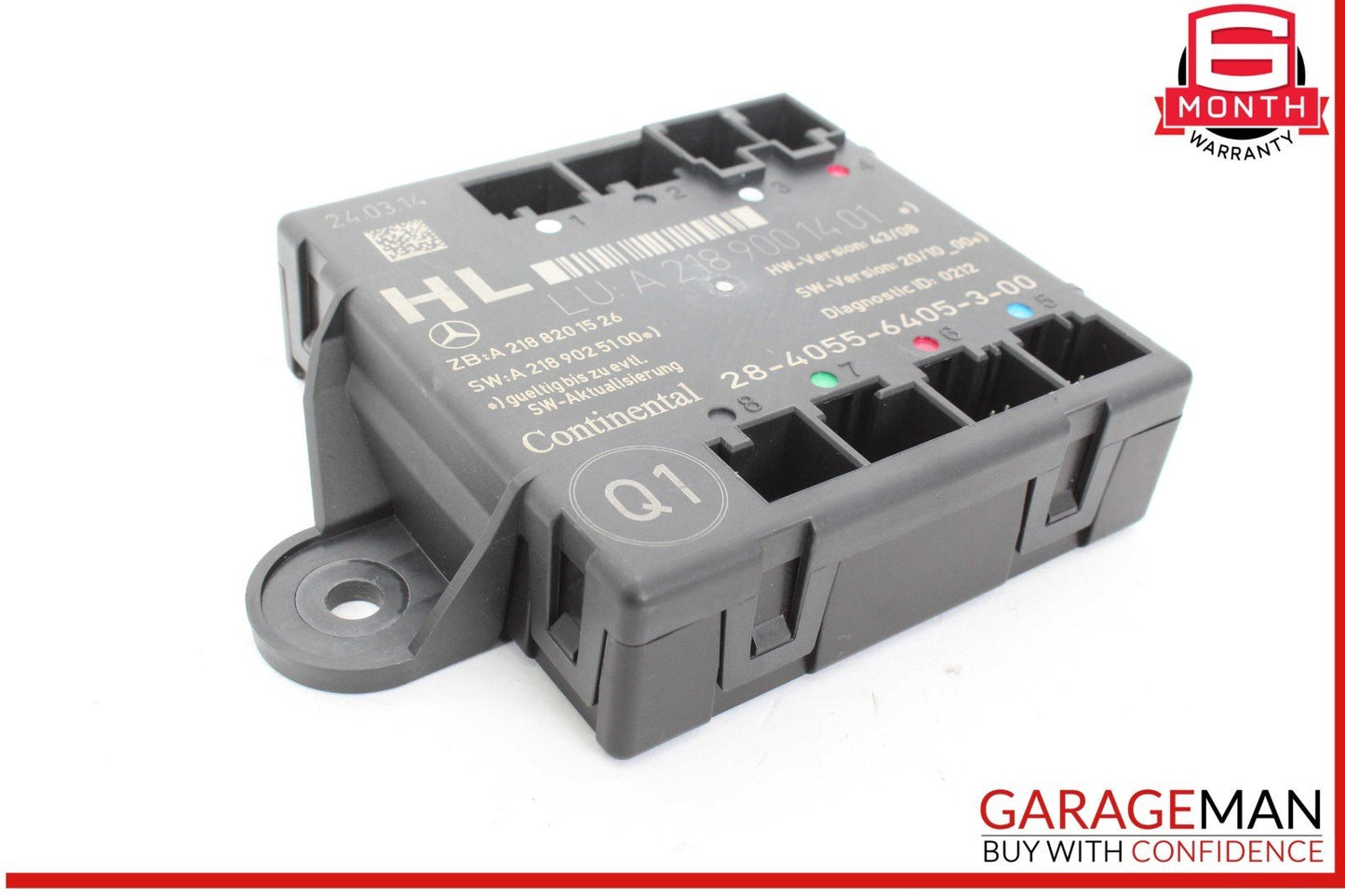 08-18 Mercedes W204 C250 CGI Rear Left Side Door Control Module Unit OEM