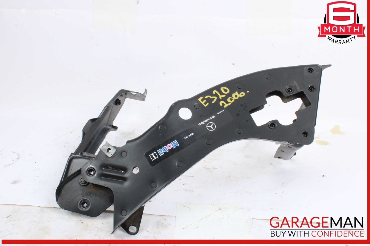 03-09 Mercedes W211 E320 CDI Front Left Headlight Support Bracket Frame OEM