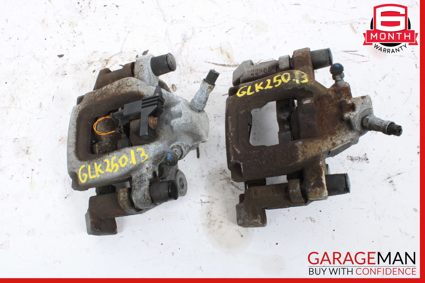 10-15 Mercedes X204 GLK250 Rear Brake Calipers Left and Right Set OEM