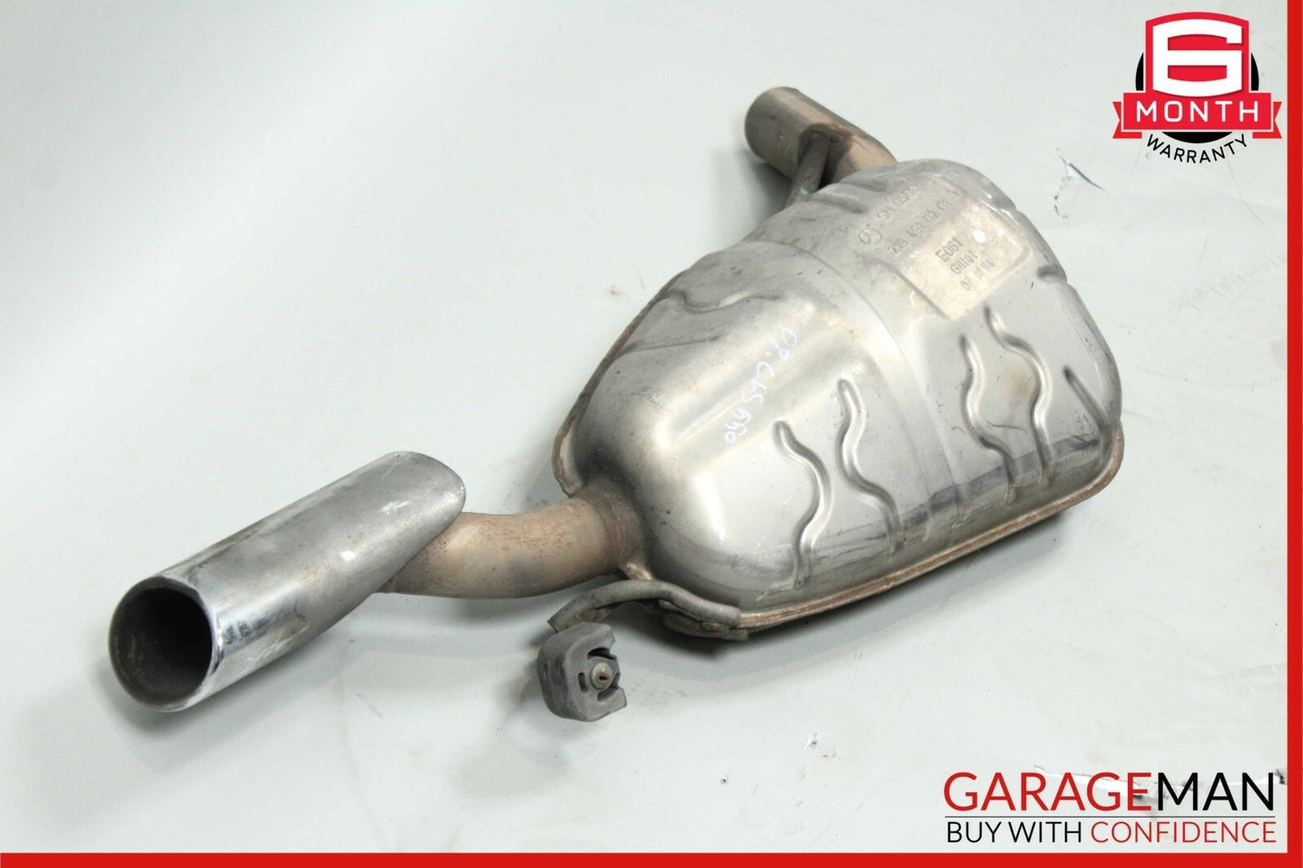 06-08 Mercedes W219 CLS500 CLS550 Rear Left Driver Side Exhaust Muffler Mufflers