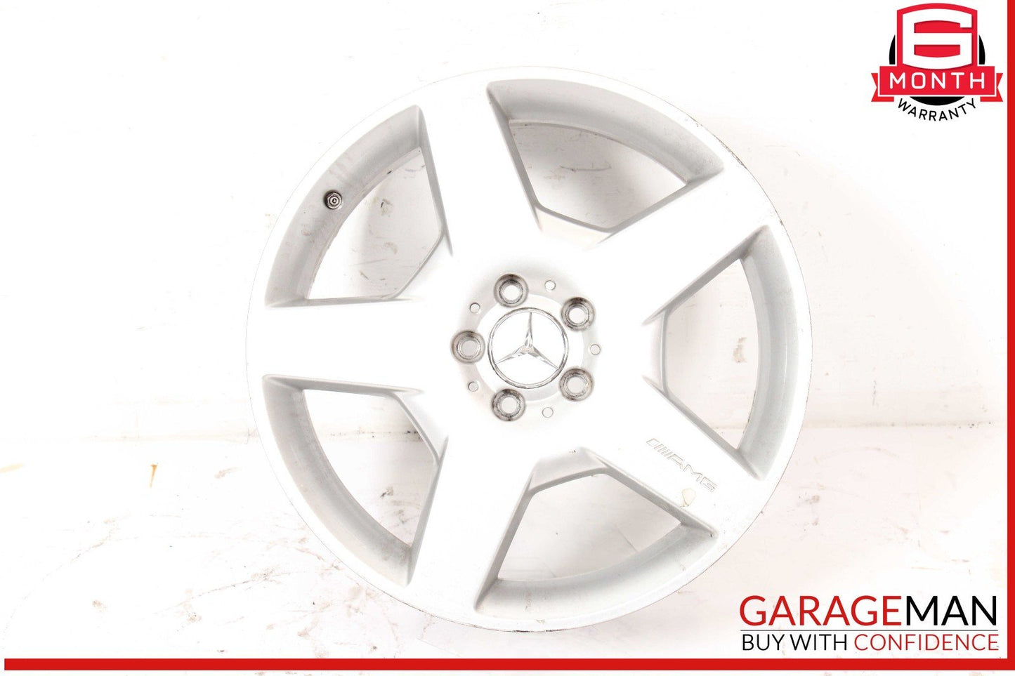 06-11 Mercedes W164 ML350 AMG 8.5 X 19 19" Wheel Rim Silver 1644011802 OEM