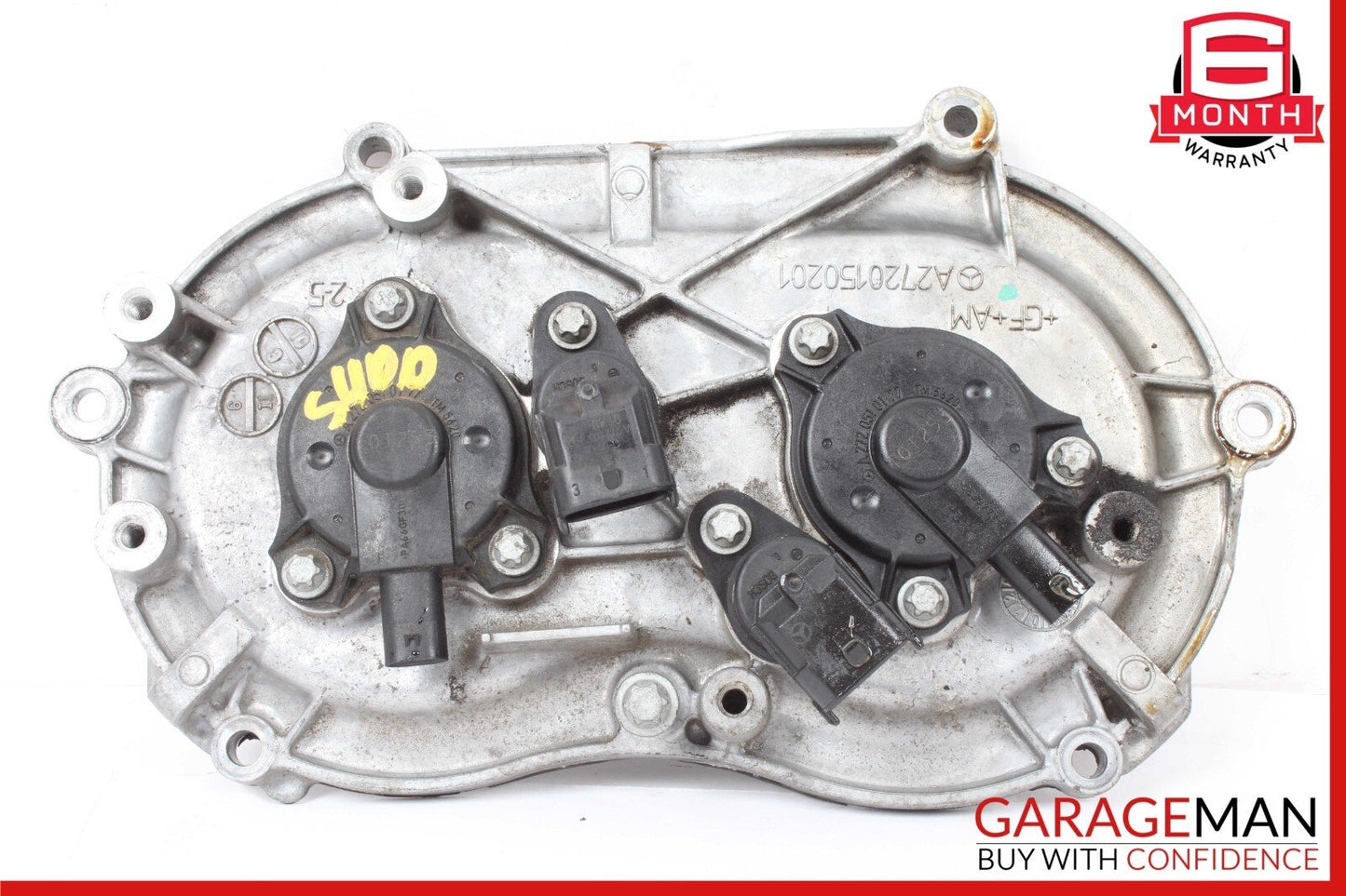 05-13 Mercedes W221 S400 E550 Front Left Side Engine Timing Chain Cover Plate