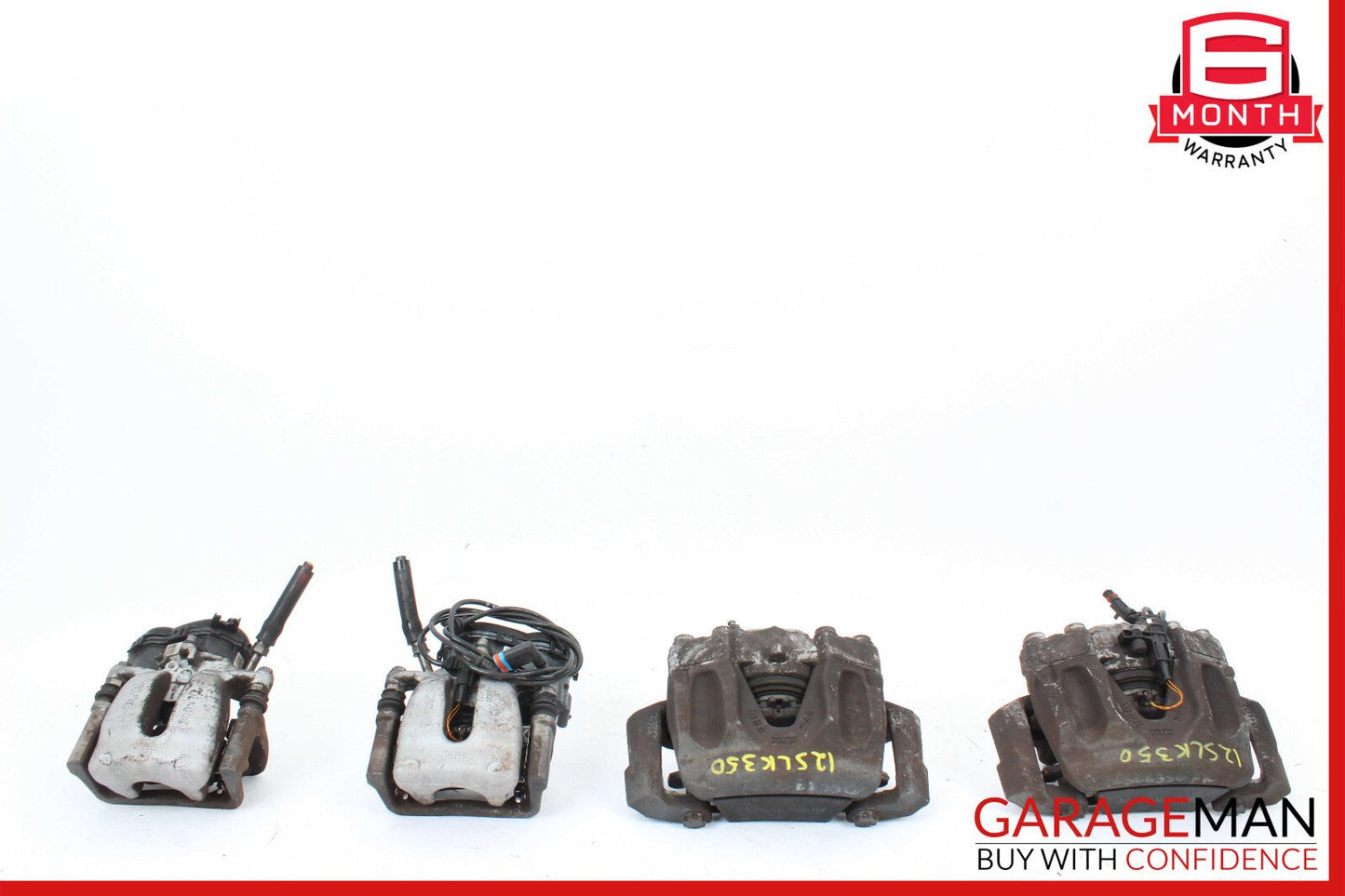 12-20 Mercedes R172 SLK350 Complete Front & Rear Brake Caliper Calipers Set OEM