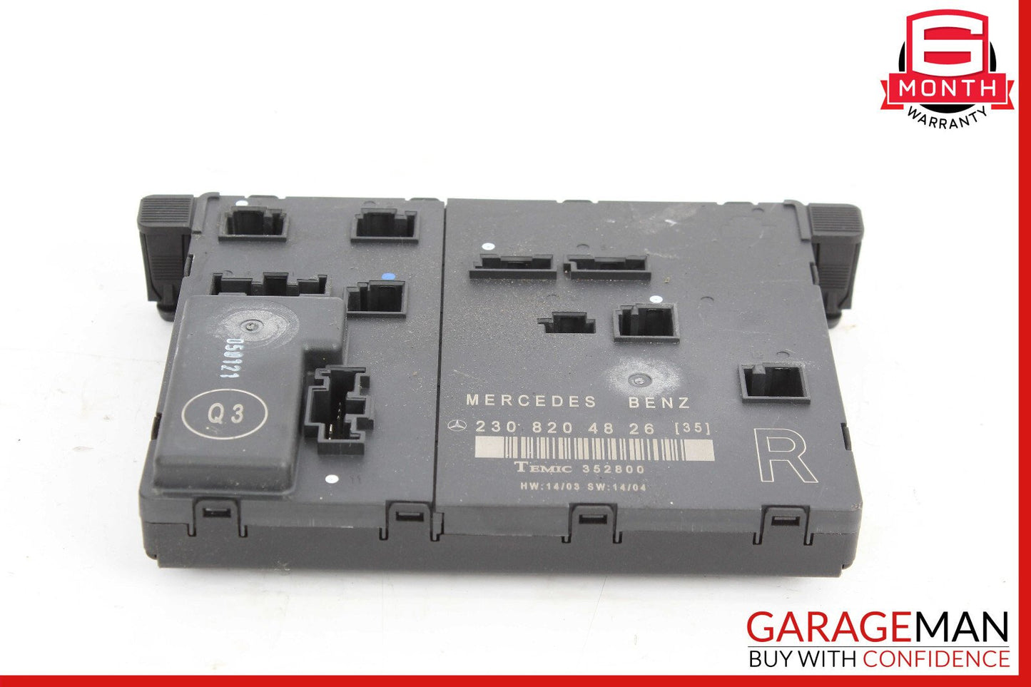 03-12 Mercedes R230 SL500 SL550 SL55 AMG Door Control Module Right Side OEM