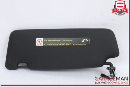 14-17 Audi SQ5 Q5 Front Right Side Sun Visor Sunvisor Black 8U0857552F OEM