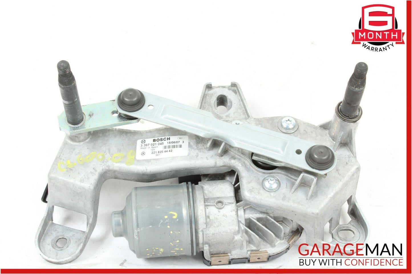 07-14 Mercedes W221 S500 S63 AMG CL600 Windshield Wiper Motor Right OEM