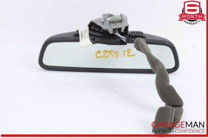 12-17 Mercedes W204 C250 Front Top Upper Interior Rear View Mirror Black OEM