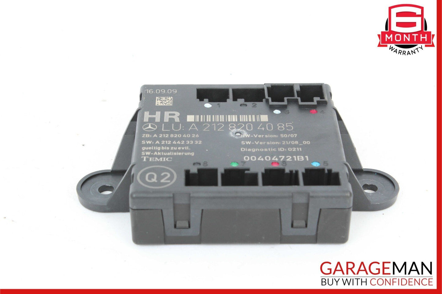 08-18 Mercedes E550 E350 C350 C300 Rear Right Side Door Control Module Unit