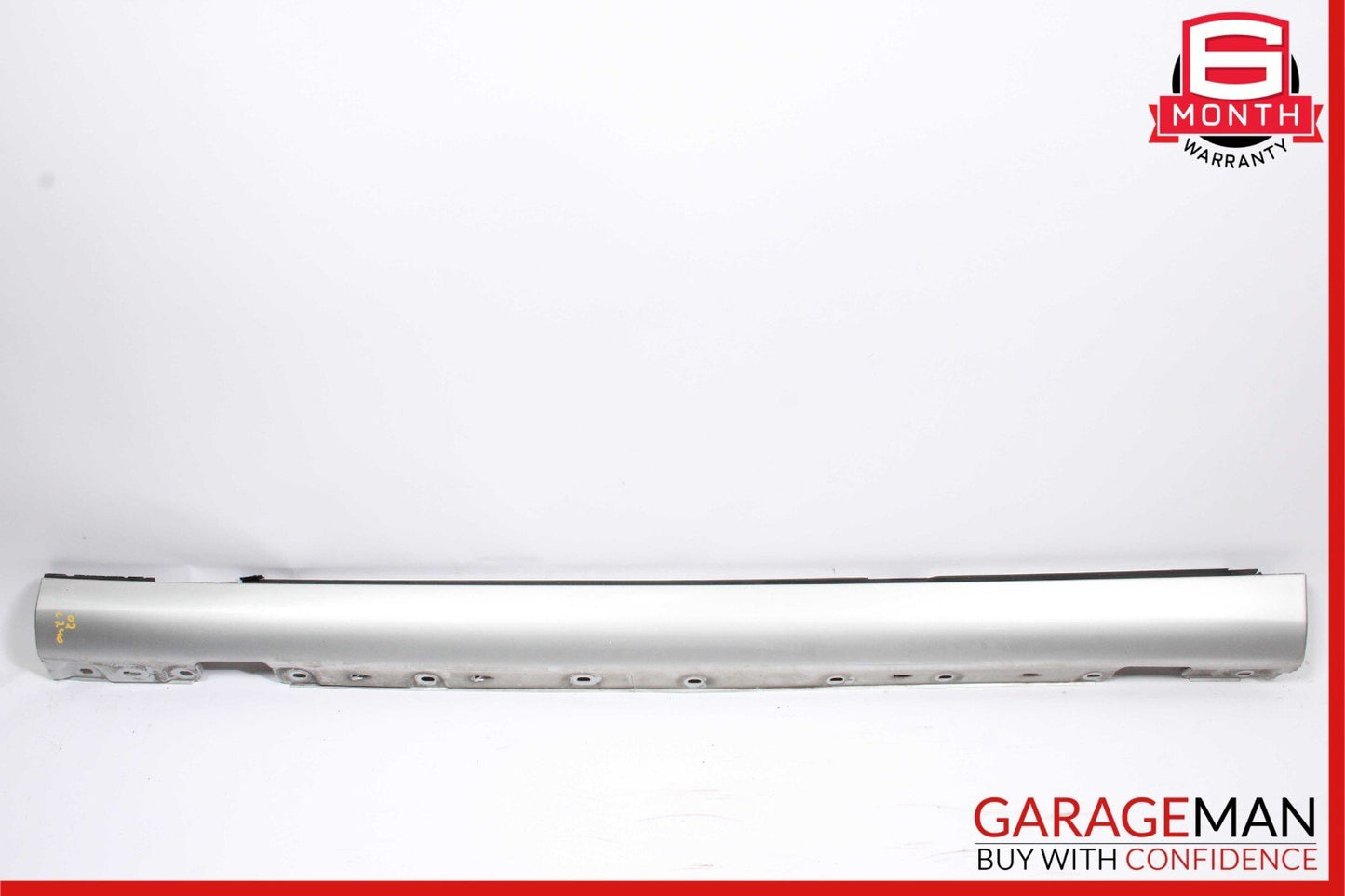 01-07 Mercedes W203 C230 C32 AMG Left Side Skirt Rocker Panel Molding Silver OEM