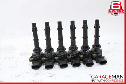 05-13 Mercedes R171 SLK300 C300 M272 Ignition Coil Spark Plug Set of 6 Pc OEM