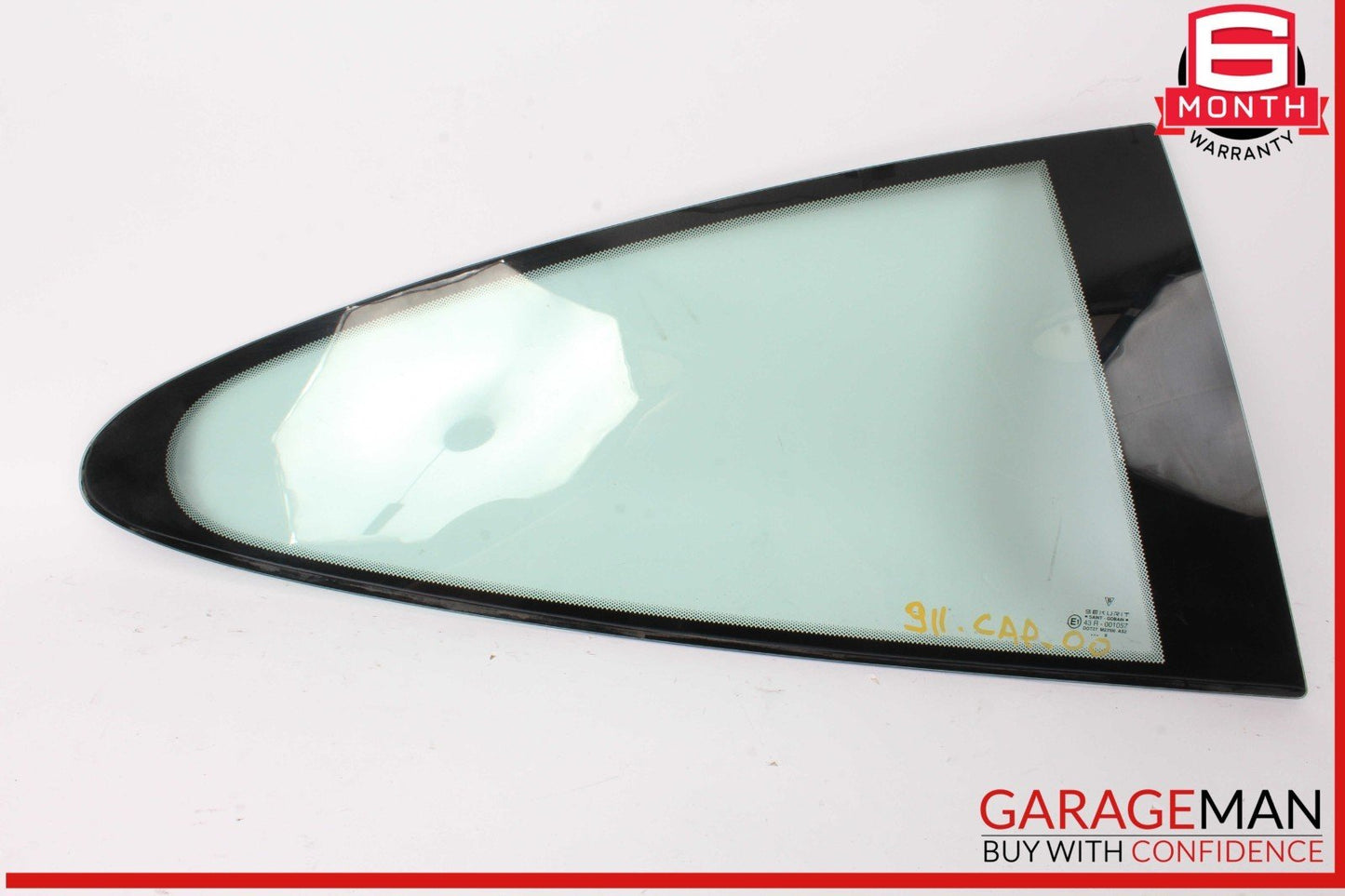 99-05 Porsche 911 996 Carrera Rear Right Passenger Side Quarter Window Glass OEM