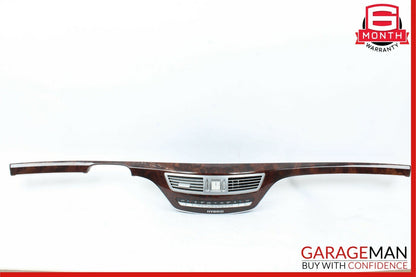 07-14 Mercedes S400 CL600 Center Dash Heater Switch Control Panel Assembly Wood