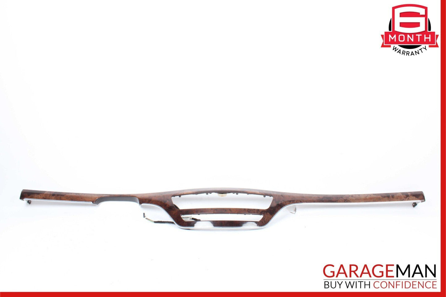 07-09 Mercedes W221 S550 Front Dashboard Dash Trim Panel Cover Bezel Wood OEM