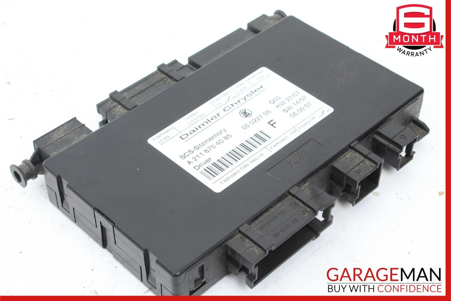 03-12 Mercedes W211 E350 SLK280 GL550 E320 Seat Control Module Left Side OEM