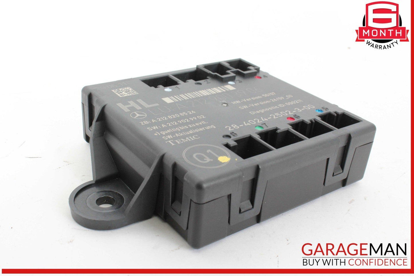 08-18 Mercedes W204 C250 E350 Rear Left Side Door Control Module 2129003906 OEM