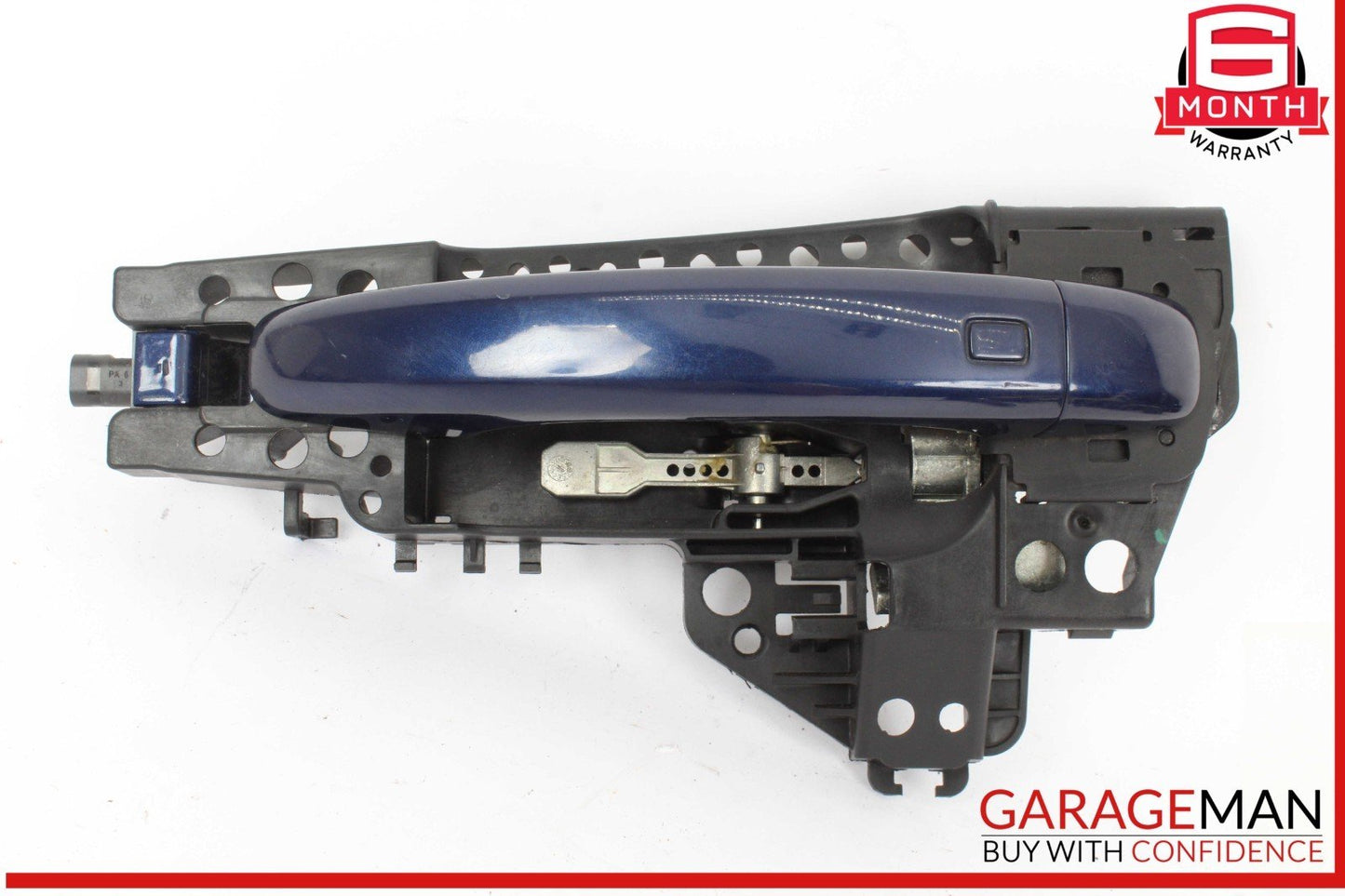 14-17 Audi SQ5 Rear Left Driver Side Exterior Door Handle Blue OEM