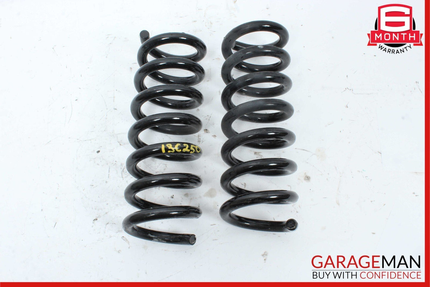 08-14 Mercedes W204 C250 Rear Left & Right Shock Absorber Coil Spring Set OEM