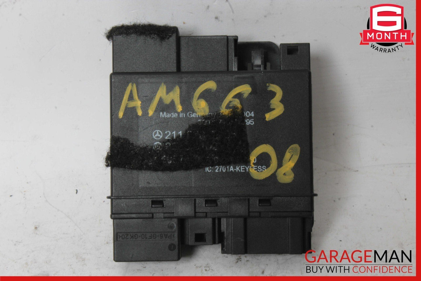 06-11 Mercedes W219 CLS63 E63 AMG Rear Door Keyless Go Control Module Unit OEM