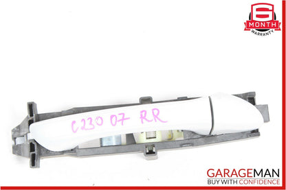 05-07 Mercedes W203 C230 C350 Rear Right Side Exterior Door Handle Silver OEM