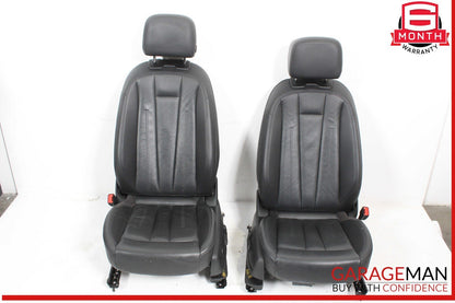 17-19 Audi A4 Front Complete Seat Cushion Cover Assy Set of 2 Pc OEM